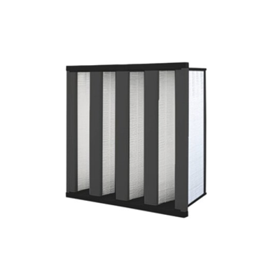 Compact filters (V-Bank / head frames)